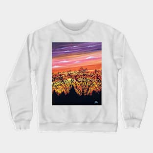 'WITH A BOW FROM THE SUN (DAY CONCEDES TO NIGHT)' Crewneck Sweatshirt